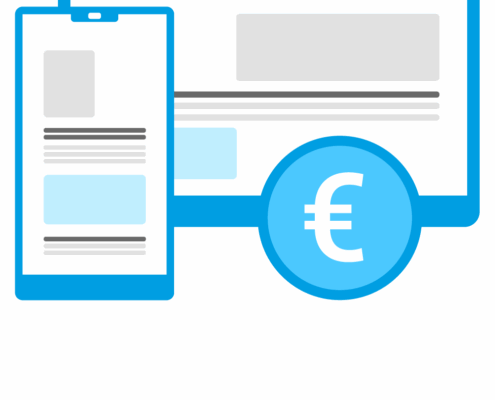 Illustration An- und Verkauf